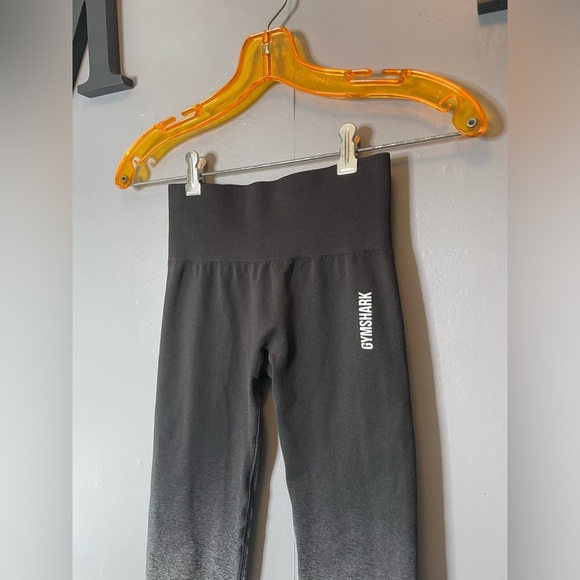 Gymshark Black and Gray Ombre Compression seamless  Leggings size xs - Picture 2 of 7
